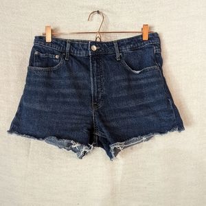 High rise jean shorts size 12 (a)